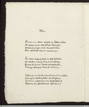 Weihe : [SW II: H1(Hymnen)]; [SW II, S. 10/101]