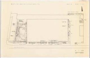Grünfläche BAT-Zigarettenfabrik, Berlin-Spandau: Gartenplan 1:250