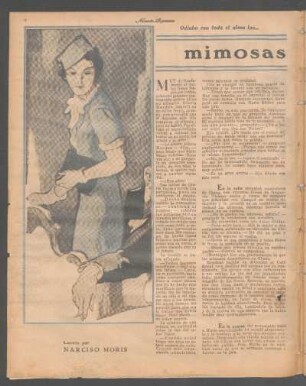 Mimosas : Cuento por Narciso Moris