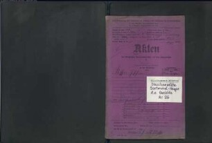 Landfriedensbruch (Plünderungen usw. in Hamm am 3.- 4.7.1919) Mutter: Stoffer, Anna, geb. Westhoff Angeklagter: Stoffer, Josefine