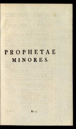 Prophetae Minores