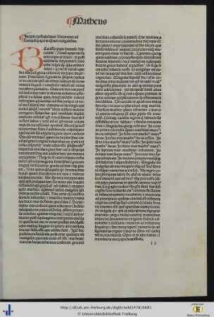 Epistola beati Hieronymi ad Damasum papam in quatuor evangelistas et prologus