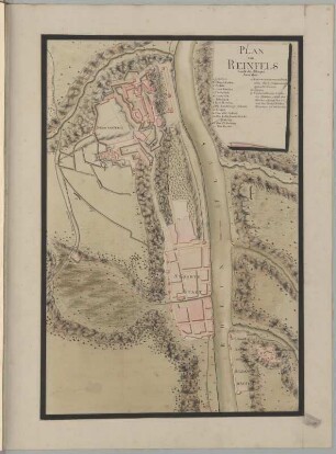 Plan von Reinfels sambt der Attaque Anno 1692.