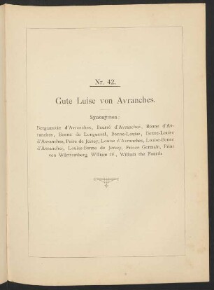 Nr. 42. Gute Luise von Avranches
