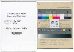 Entnazifizierung Hermann Julius Cotta, geb. 06.08.1891 (Walzmeister)