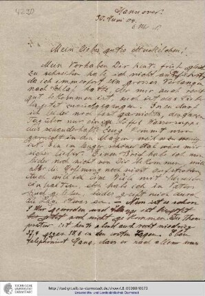 Brief vom 30.06.1904