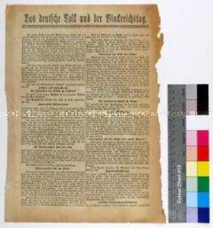 Sozialdemokratische Aufklärungsschrift gegen das Reichsvereinsgesetz, die Reichsfinanzreform und die Flottenrüstung
