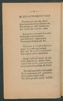 El encanto de un vals