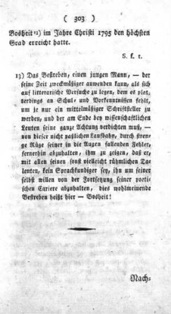 Zwanzigstes Stück, den 14. November 1795