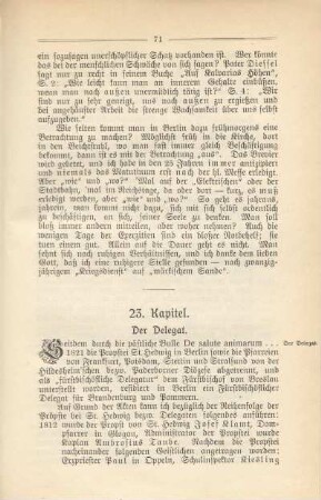 23. Kapitel. Der Delegat