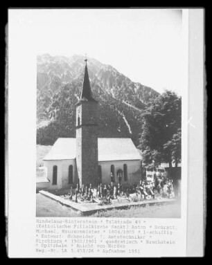 Katholische Filialkirche Sankt Anton — Kirchturm