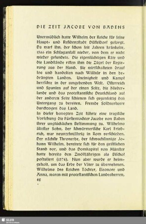 Die Zeit Jacobe Von Badens