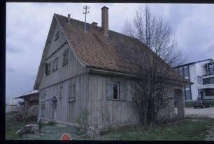 Empfangsgebäude Schörzingen (Straßenseite, aus Richtung Balingen)