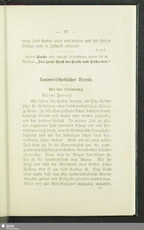 Landwirtschaftlicher Verein