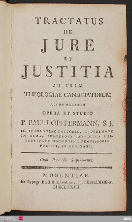 Tomus V.: Tractatus De Jure Et Justitia Ad Usum Theologiae Candidatorum Accomodatus