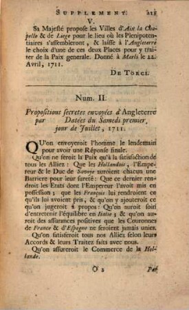 Rapport Du Comitté Secret Nommé par la Chambre Basse Du Parlement De La Grande Bretagne : Pour faire l'Examen des Livres & Papiers qui roulent sur les Negociations de la derniere Paix & du Traité de Commerce &c. Fait le 9. Juin V. S. 1715 ... Avec tous les Memoires, Lettres Secretes & autres Papiers transigés entre les Ministres d'Angleterre & ceux de France, 2