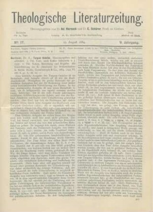 401-405 [Rezension] Berliner, A., Targum Onkelos. Herausgegeben und erläutert. 1. Thl. Text, nach Editio Sabioneta v. J. 1557. 2. Thl. Noten, Einleitung und Register