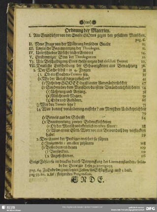 Ordnung der Materien