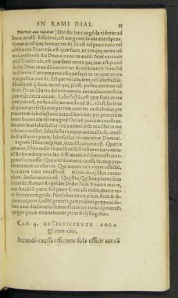 Cap. 4. De Efficiente Sola et cum aliis.