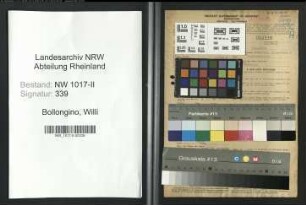 Entnazifizierung Willi Bollongino , geb. 20.09.1902 (Gartenarbeiter)