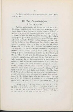 III. Das Steuerverfahren.