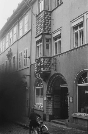 Renaissancehaus : Renaissanceelemente an einem Haus in Naumburg