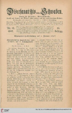 15: Oberschwäbische Kupferstecher (und Zeichner) des 18. Jahrhunderts