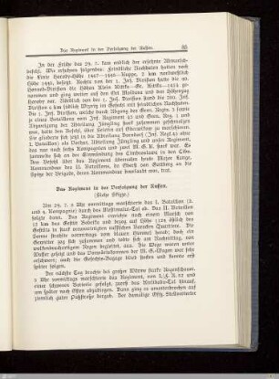 Das Regiment in der Verfolgung der Russen