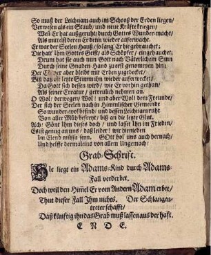 Grab-Schrift