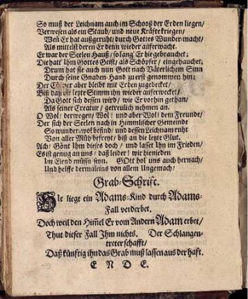 Grab-Schrift