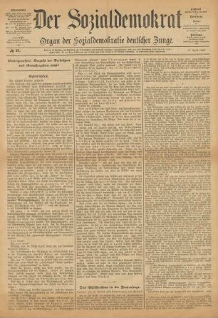 No. 17. 27. April 1889.