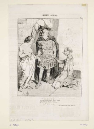 Apelles et Campaste, Blatt 36 der Folge "Histoire ancienne“, Paris 1842