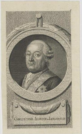 Bildnis des Christophe Auguste de Lengefeld