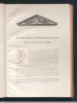 L'architecture & la décoration à Lyon