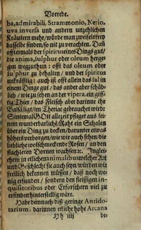 Vincedoxicum : d.i. Wie man sich wider hefftige ... Krankheit der Pestilenz praeserviren könne