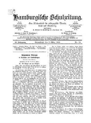 Allgemeine Biologie in Versuchen und Beobachtungen : (Fortsetzung aus Nr. 48 des vor. Jahrg.)