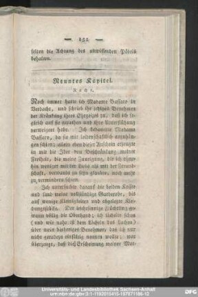Neuntes Kapitel. Rache.