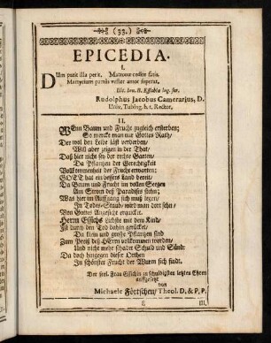 33-46, Epicedia.