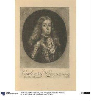 Porträt des Karl II., König von Spanien