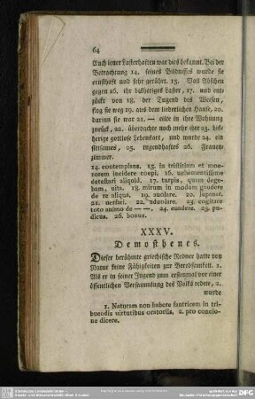 XXXV. Demosthenes