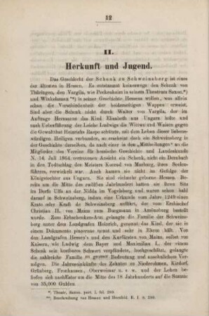 II. Herkunft und Jugend.