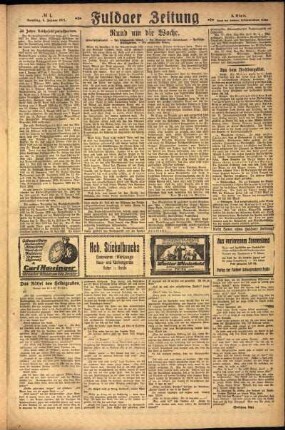 Dritte Ausgabe vom Samstag, den 01. Januar 1927.