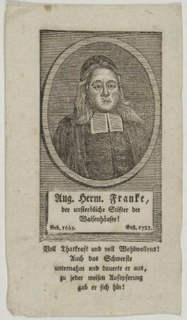 Bildnis August Hermann Francke