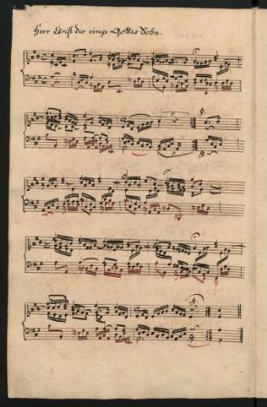 Herr Christ der ein'ge Gottessohn; org; A-Dur; BWV 601