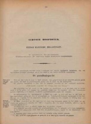 Achtste hoofdstuk. Eenige kleinere belastingen