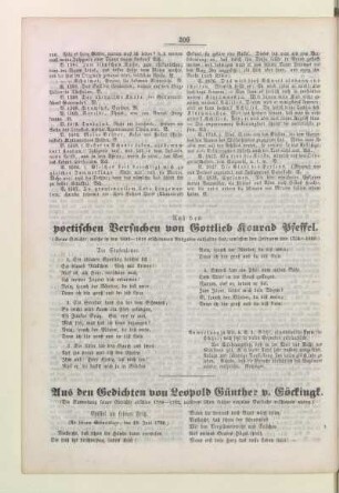 poetischen Versuchen von Gottlieb Konrad Pfeffel