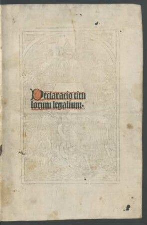 Declaratio titulorum legalium