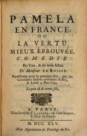 Oeuvres De Theatre De Mr. De Boissy, 8