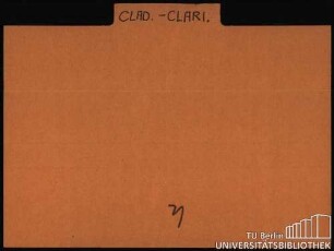 CLAD.-CLARI.