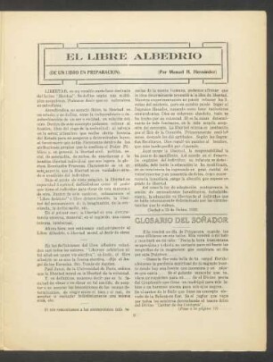Glosario del soñador